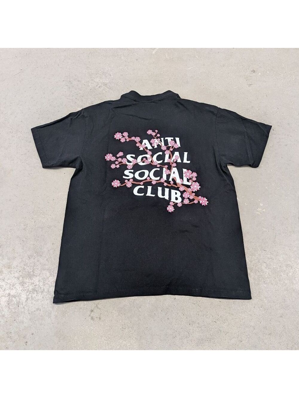 Anti Social Social Club ASSC Cherry Blossom Black T-shirt